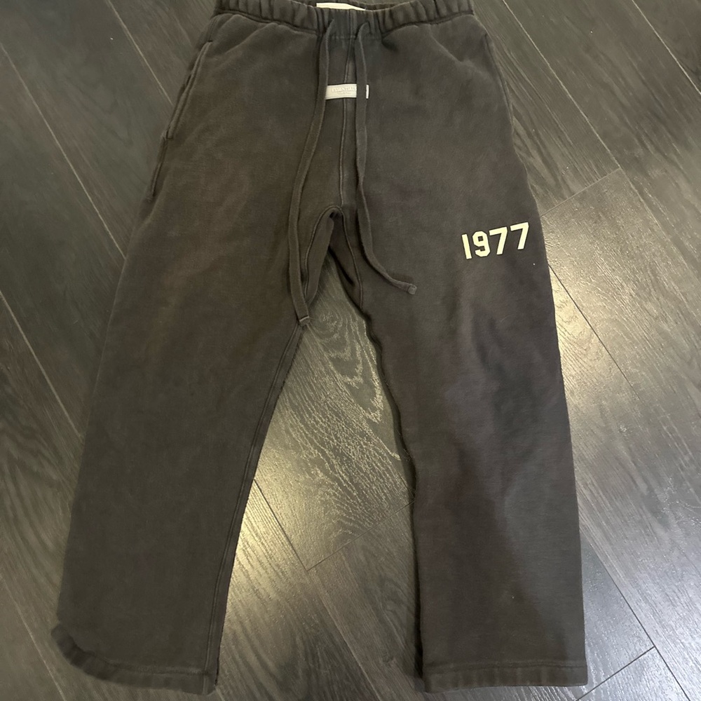 Faded Black Essential Sweats